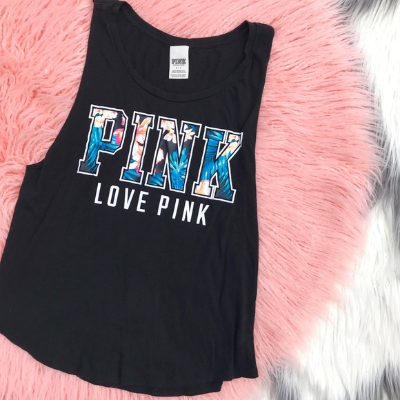 PINK Victoria's Secret Tops - Victoria’s Secret pink tropical tank